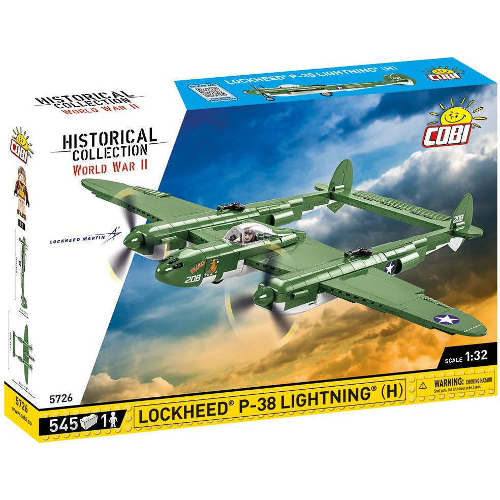 Historical Collection WWII: 5726 Lockheed P-38h Lightning 530 545 PCS