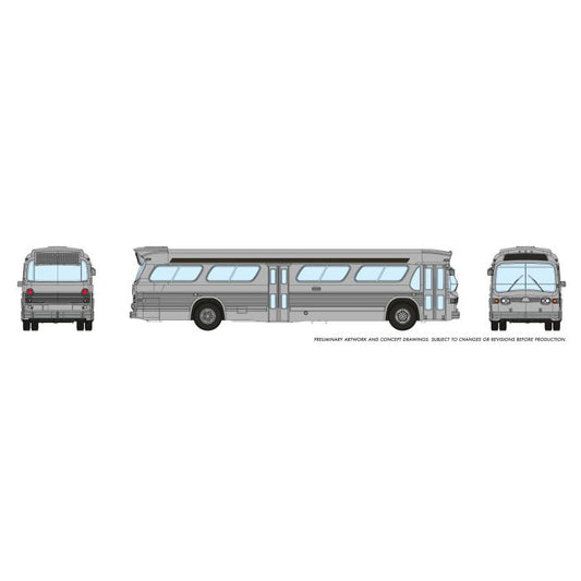 N 1/160 New Look Bus - Generic Silver