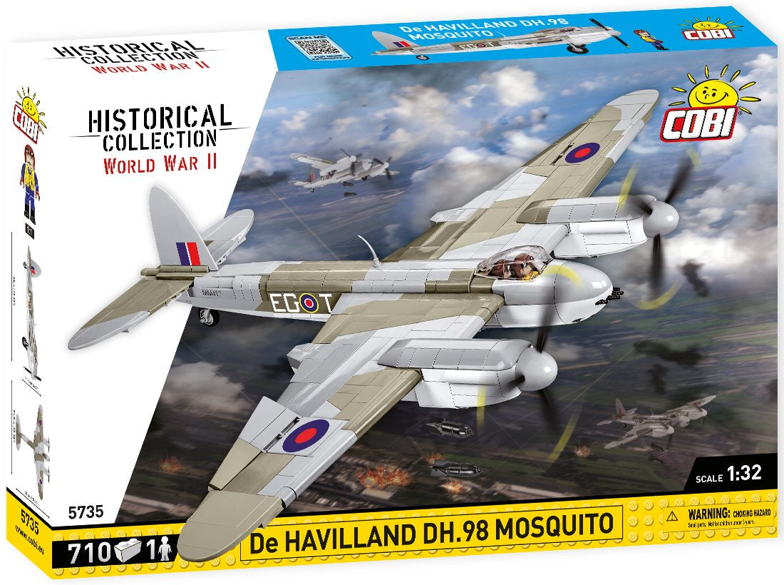Cobi Historical Collection WWII: 5735 De Havilland DH-98 Mosquito 710 PCS