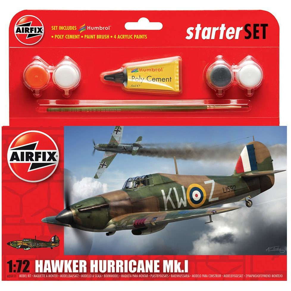 Hawker Hurricane Mk. I Starter Set 1/72 by Airfix