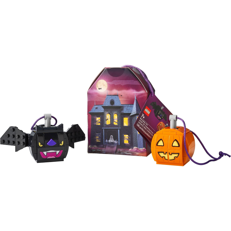 Lego Seasonal: Halloween Pumpkin & Bat Ornaments 854049