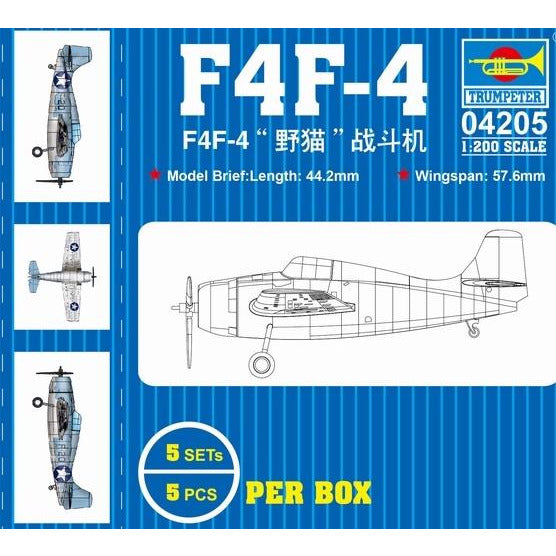 F4F-4 Wildcat 1/200 by Trumpeter