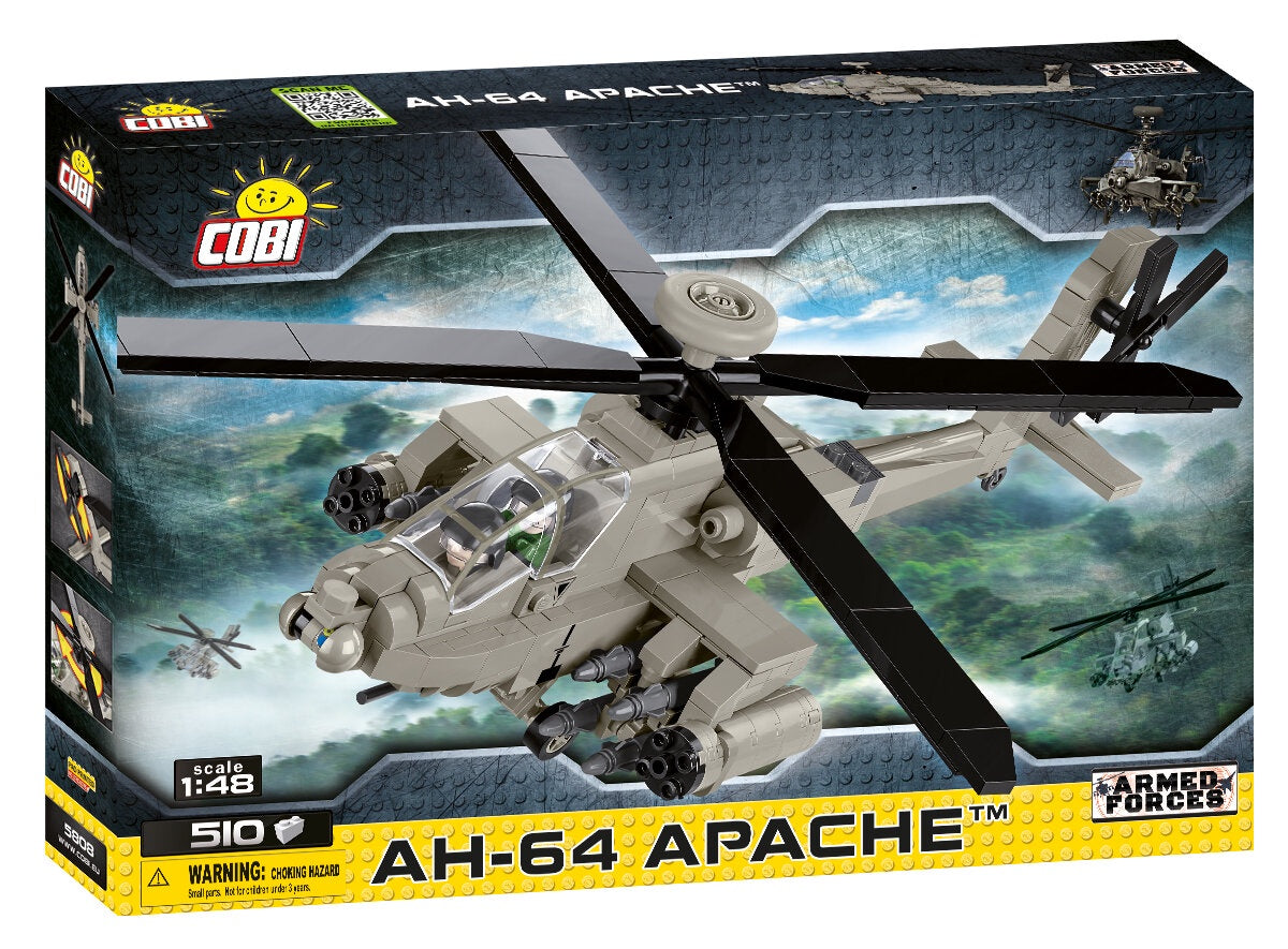 Cobi Armed Forces: 5808 AH- 64 Apache 510 PCS