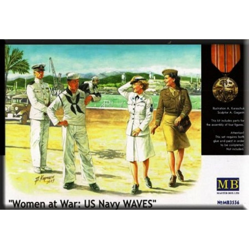 Women At War: US Navy WAVES 1/35 #MB3556 by Master Box