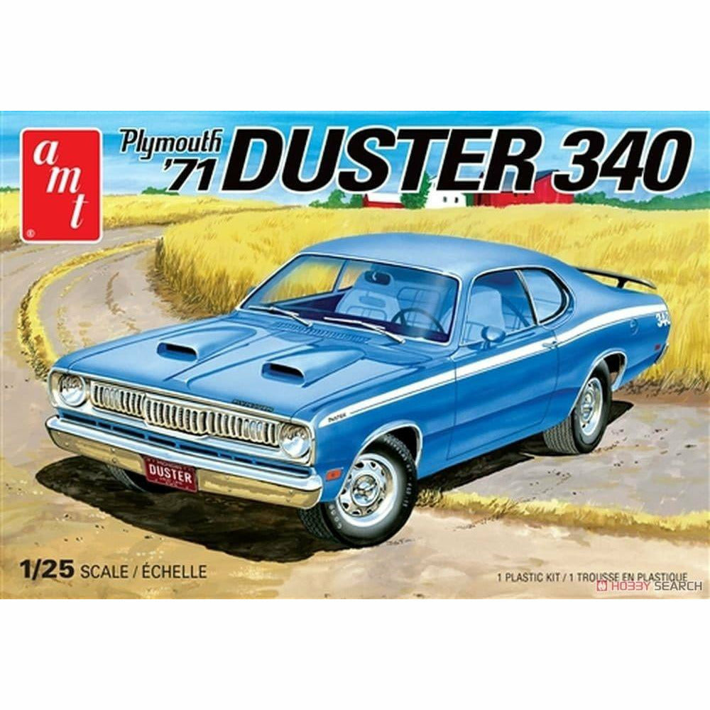 1971 Plymouth Duster 340 1/25 Model Car Kit #1118 by AMT