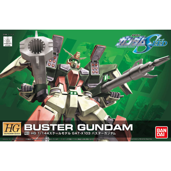 HG 1/144 SEED #R03 GAT-X103 Buster Gundam #5060360 by Bandai