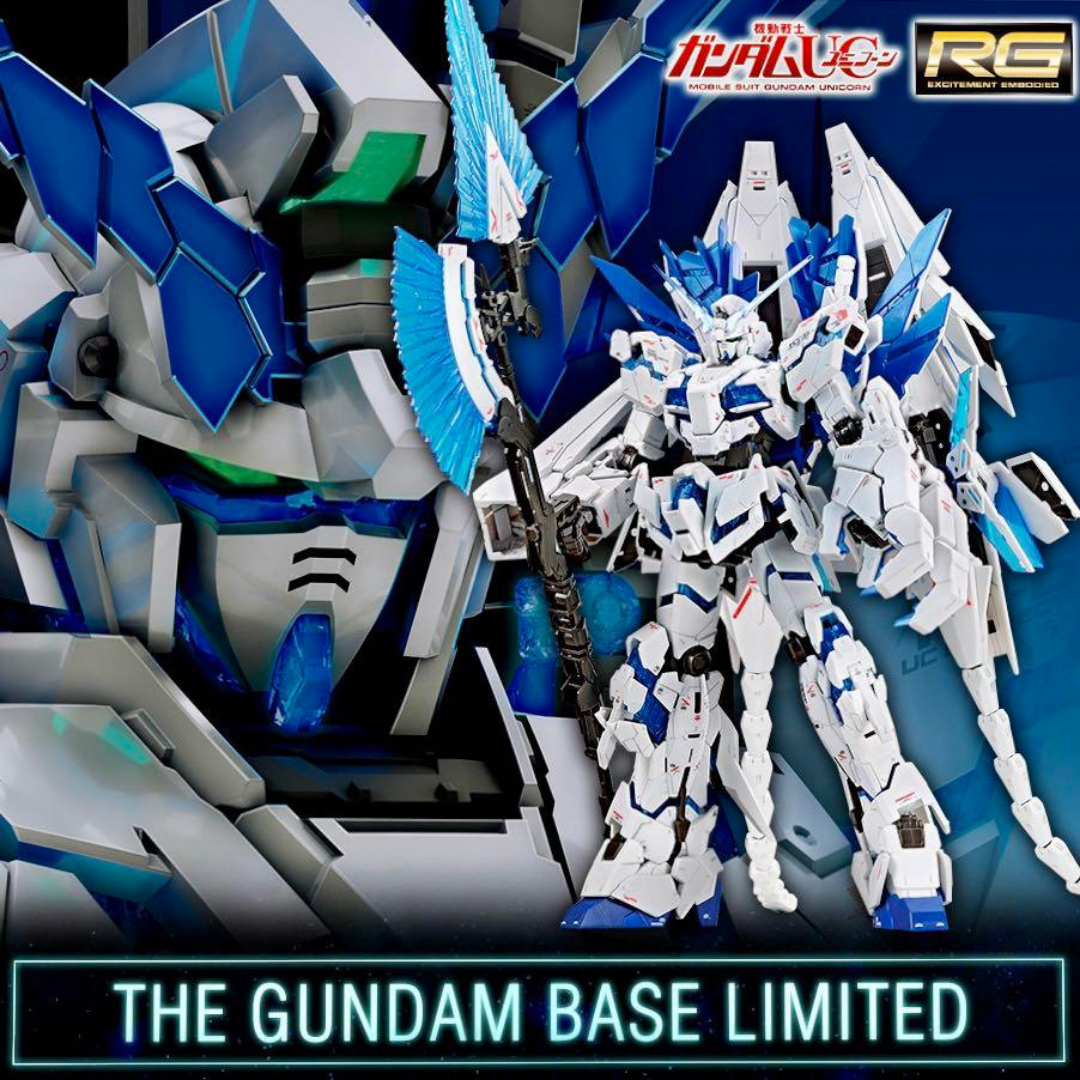 RG 1/144 Unicorn Gundam Perfectibility Gundam Base Limited Edition #5060606 by Bandai