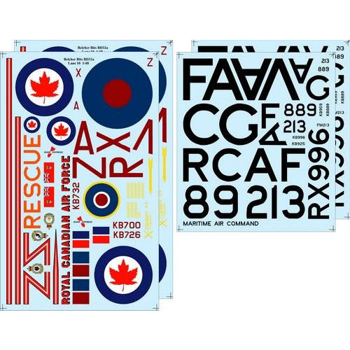 1/48 RCAF Lancaster X decals