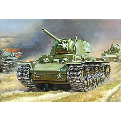 Soviet Heavy Tank KV-1 (Mod. 1941) with F-32 Gun 1/100 #6190 by Zvezda