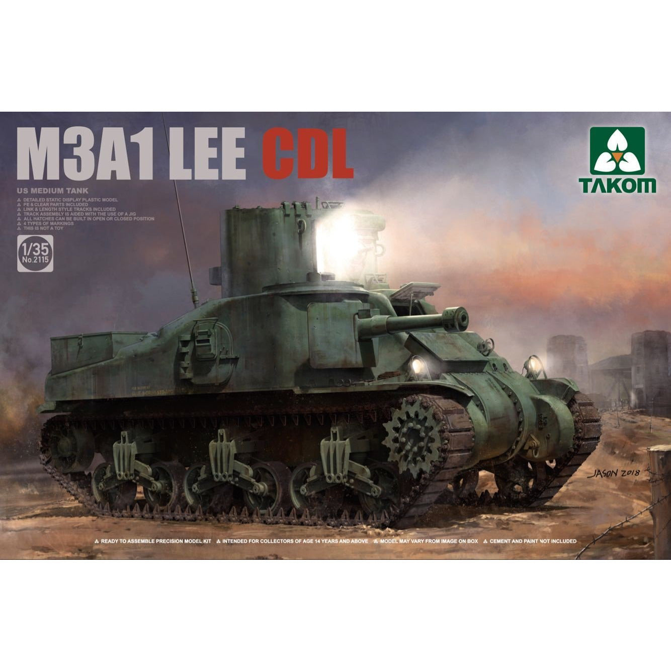 M3A1 Lee CDL 1/35 #2115 by Takom