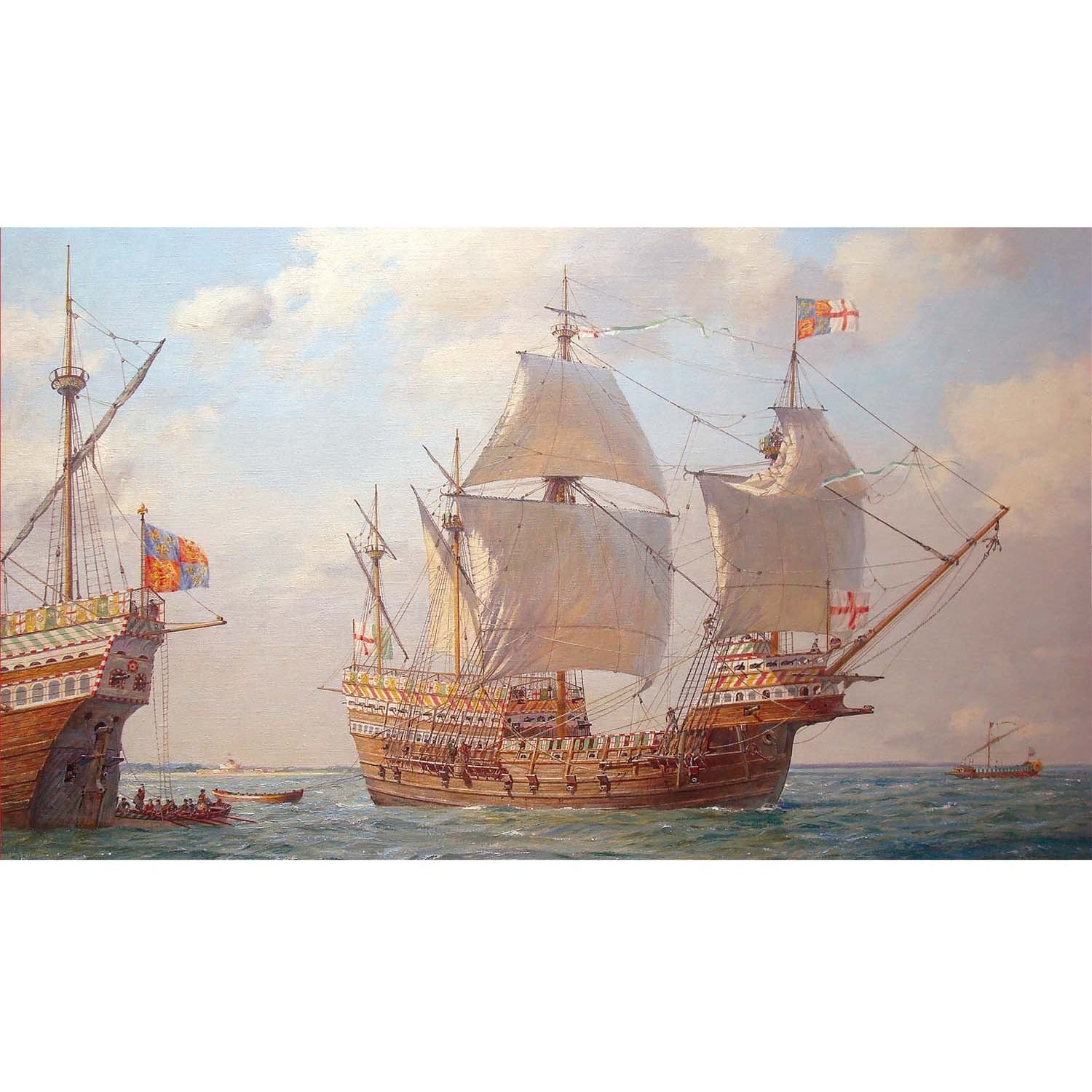 Mary Rose 1/400 Model Ship Starter Set #55114A by Airfix