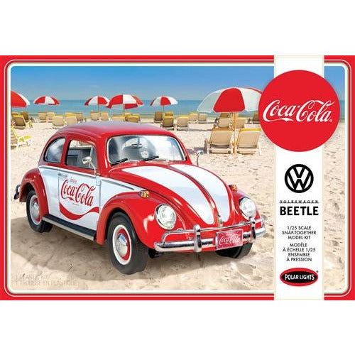VW Beetle Coca Cola 1/25 Model Car Kit #960 by Polar Lights