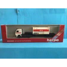 Herpa Wagener Miniature Automobile 1:87 (HO) #821002 AGA  Container Flat Bed