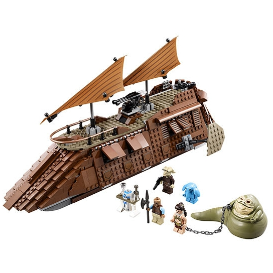Series: Lego Star Wars: Jabba's Sail Barge 75020 (Water Damage on Box Ends)