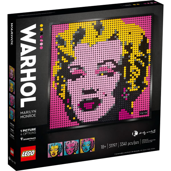 Lego Art: Andy Warhol Marilyn Monroe 31197