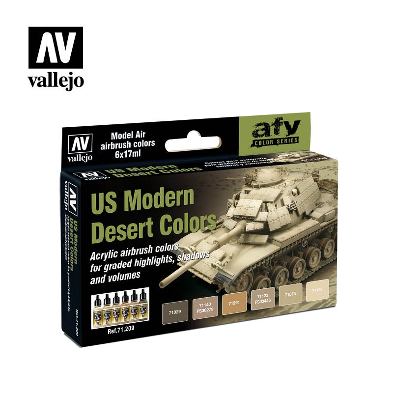VAL71209 US Modern Desert Colours Paint Set