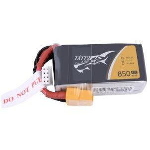 Tattu - 241 - 850mAh 3S1P 11.1V 45C LiPo XT60 Plug Soft Case 60x30x22mm