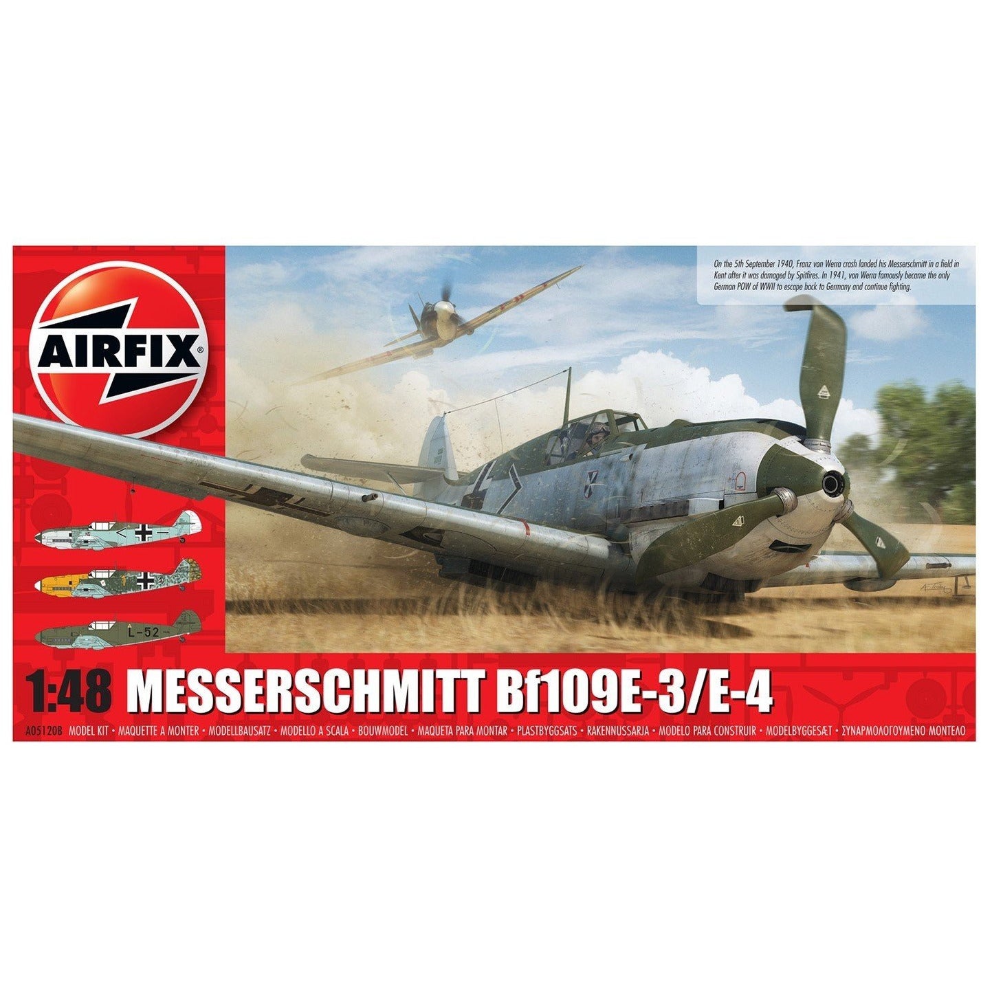 BF-109E Messerschmitt 1/48 by Airfix