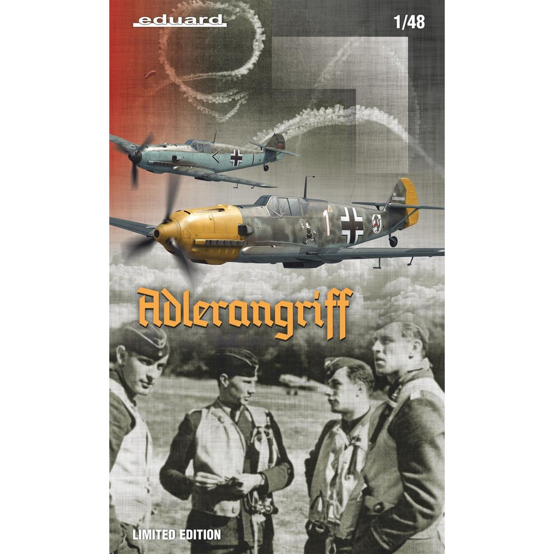 Bf 109E Adlerangriff German Fighter Limited Edition Dual Combo 1/48 by Eduard