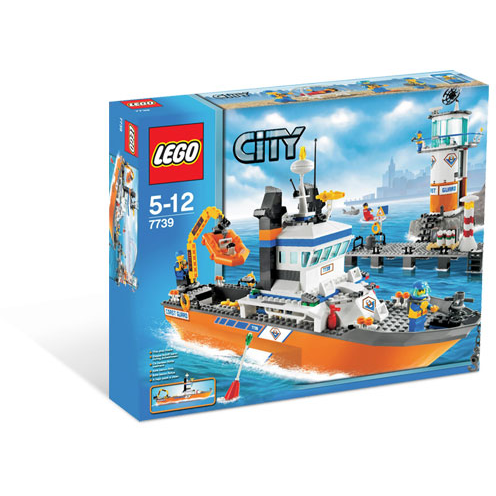 Lego City: Coast Guard Patrol Boat and Tower 7739