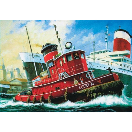 Harbour Tug Boat 1/108 Model Ship Kit #5207 by Revell