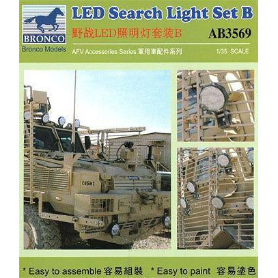 AFV Accessories AB3569 LED Search Light Set B 1/35 by Bronco