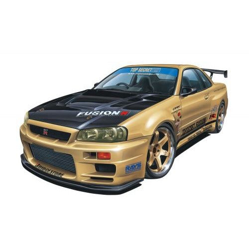 2002 Nissan GT-R Skyline Top Secret BNR34 1/24 #59845 by Aoshima