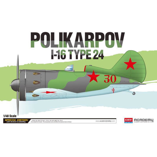 Polikarpov I-16 Type 24 Special Edition 1/48 #12314 by Academy