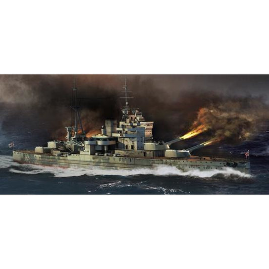 HMS Queen Elizabeth 1941 1/700 Model Ship Kit #5794 by Trumpeter