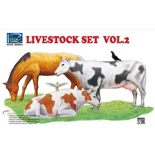 Livestock Set Vol. 2 1/35 Detail Kit by Asuka