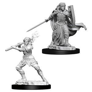 D&D Unpainted Mini - Female Human Paladin 73830