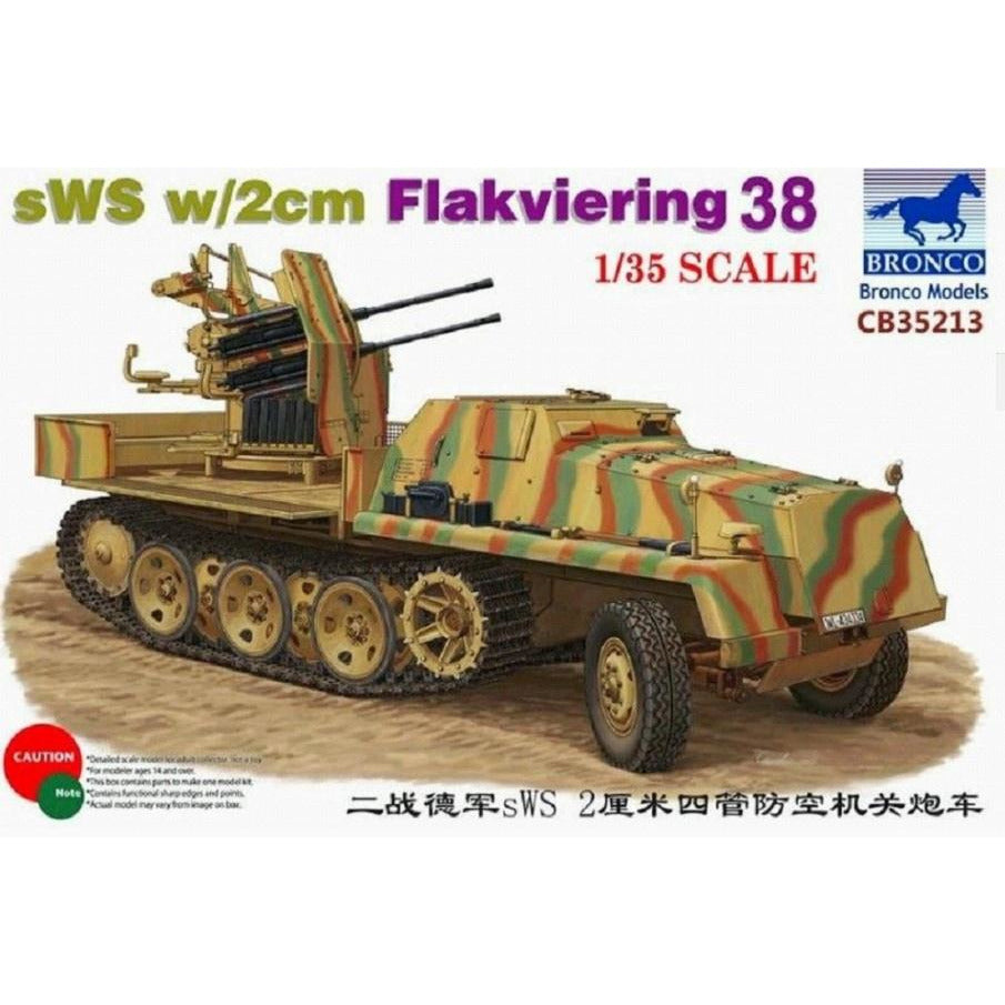 sWS w/2cm Flakviering38 1/35 by Bronco