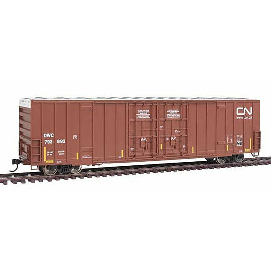 60' High Cube Plate F Boxcar - Ready to Run Canadian National #794177