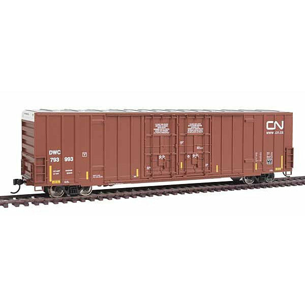 60' High Cube Plate F Boxcar - Ready to Run Canadian National #793993