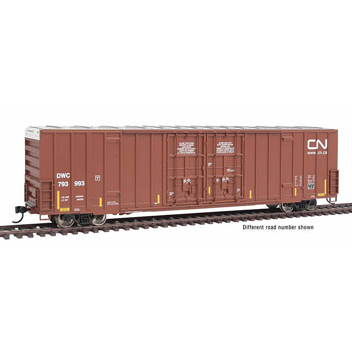 60' High Cube Plate F Boxcar - Ready to Run Canadian National #794142