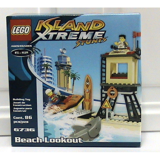 Lego Island Xtreme Stunts: Beach Lookout 6736