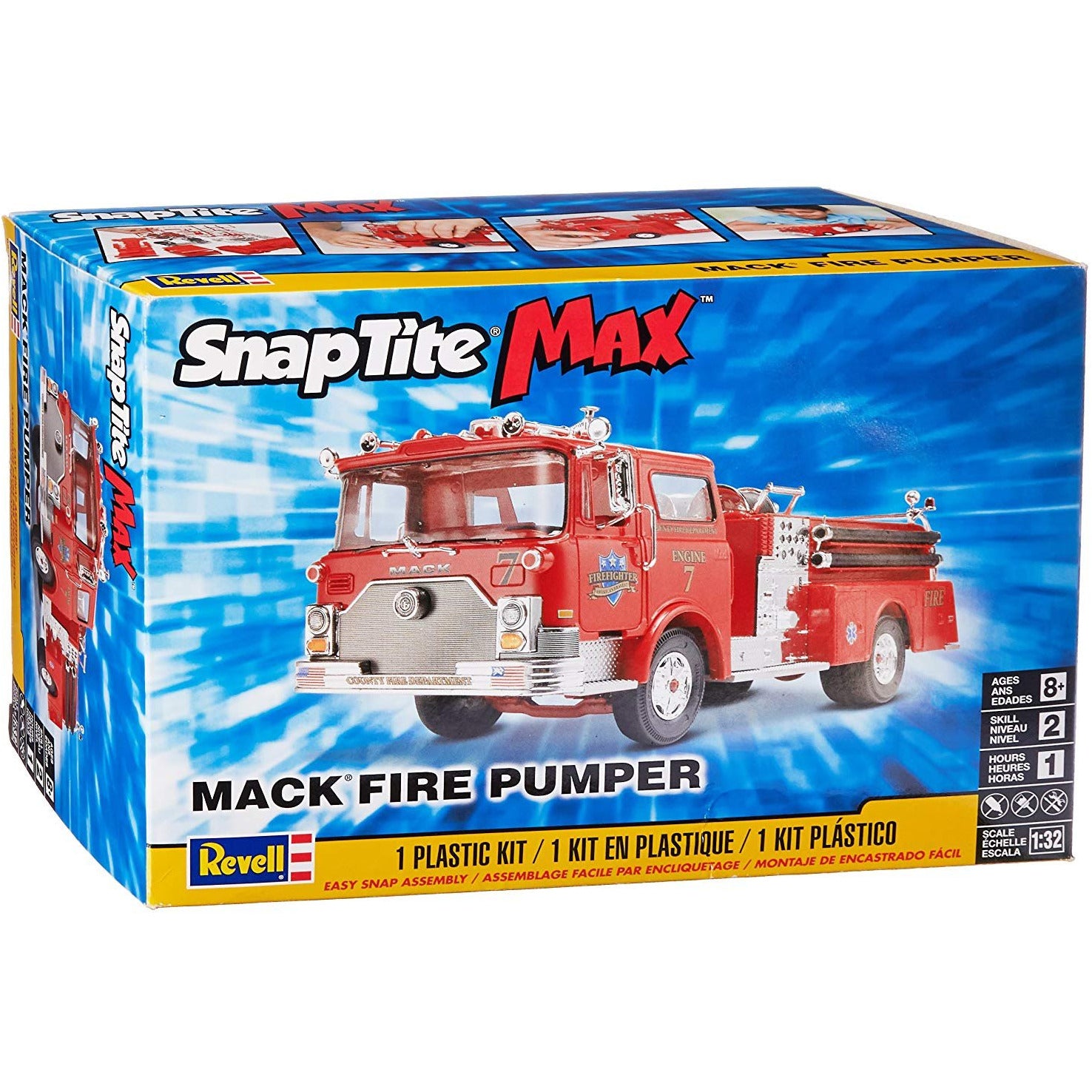 Mack Pumper Firetruck [SnapTite] 1/32 by Revell