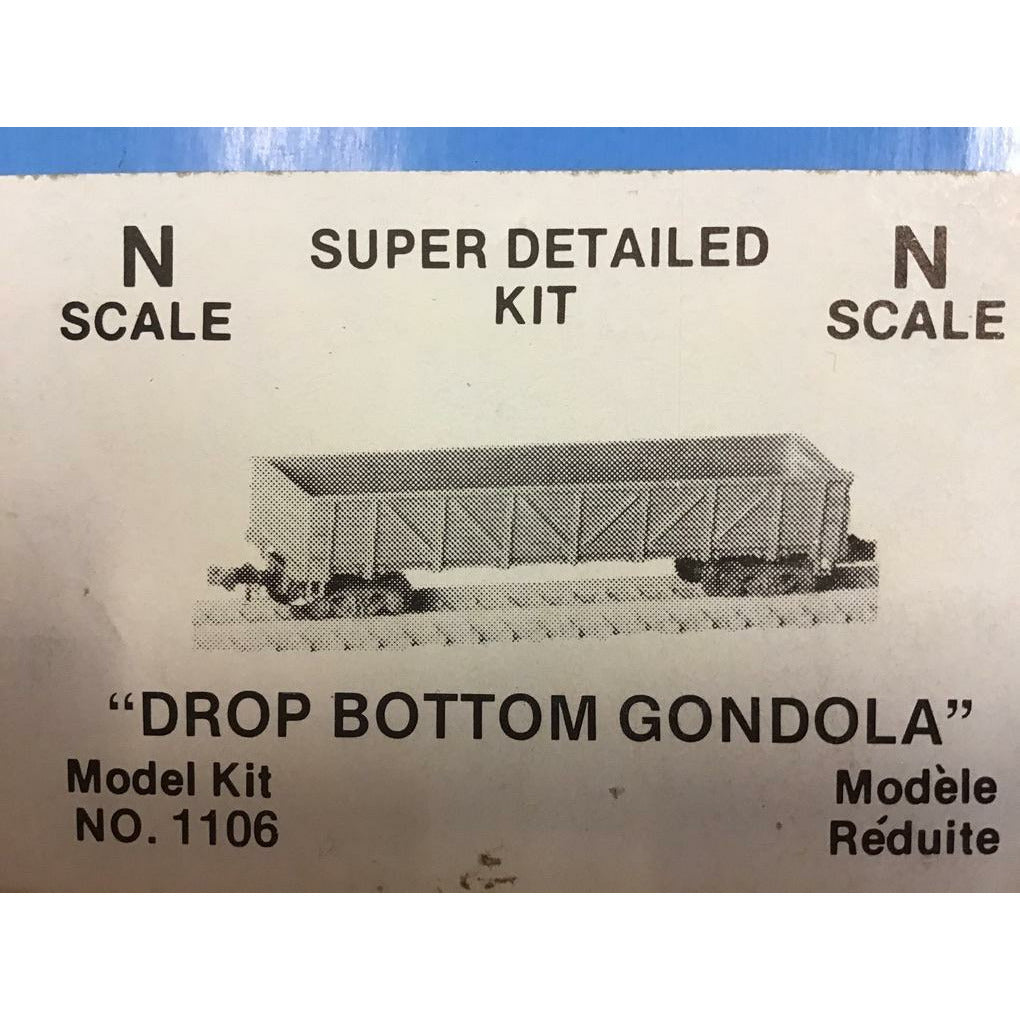 N Scale Drop Bottom Gondola Kit