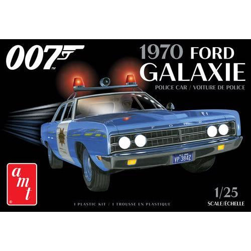 1970 Ford Galaxie Police Car 007 Movie Vehicle 1/25 #1172 by AMT