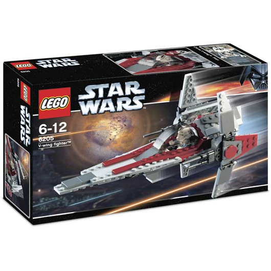 Series: Lego Star Wars: V-wing Fighter 6205 (Some box creasing)