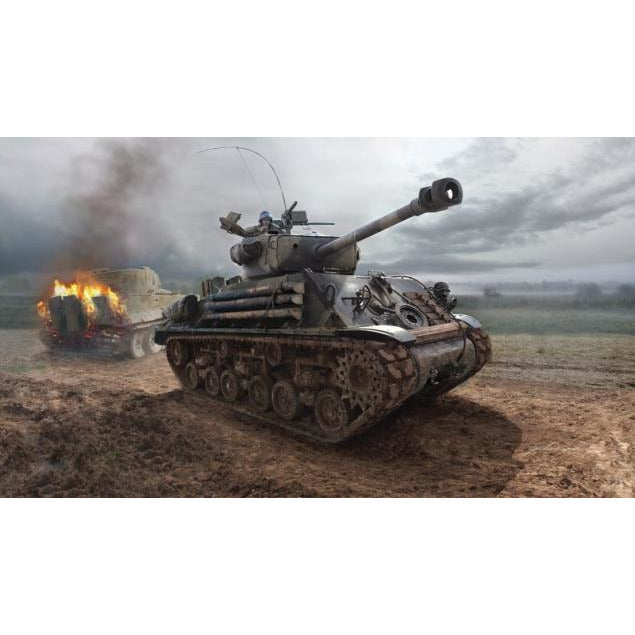 M4A3E8 Sherman Fury 1/35 #6529 by Italeri