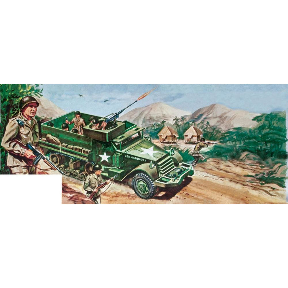 Personnel Carrier Half Track M3A1 1/35 by Monogram