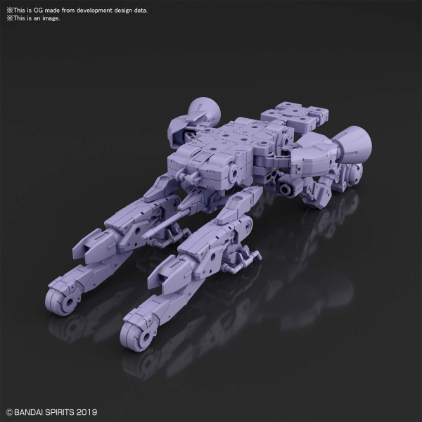 Space Craft (Purple) Extended Armament Vehicle 30 Minutes Missions Accessory Model Kit #5060768 by Bandai