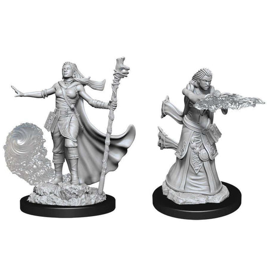 D&D Unpainted Mini - Human Female Wizard 90012