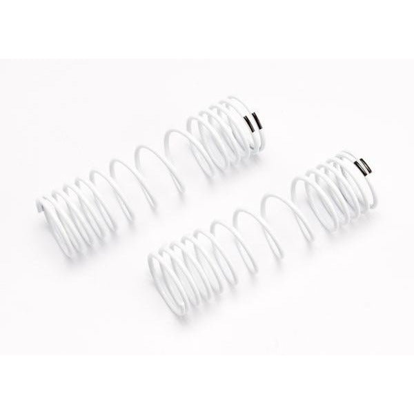 TRA6858 Progressive Rate Rear Shock Springs - White (2)