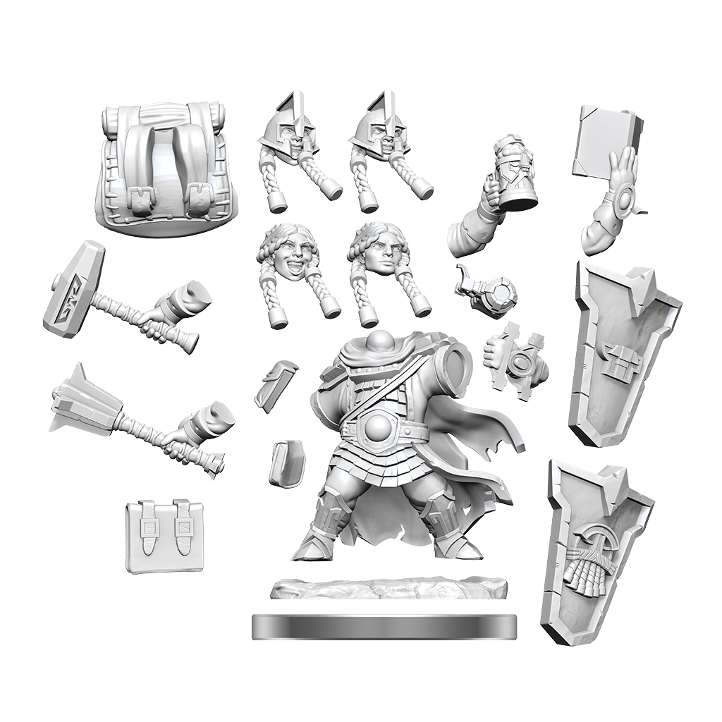 D&D Frameworks: Dwarf Cleric Female 75010