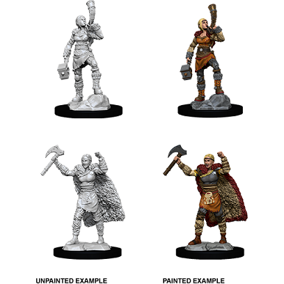 D&D Unpainted Mini - Human Barbarian 90056