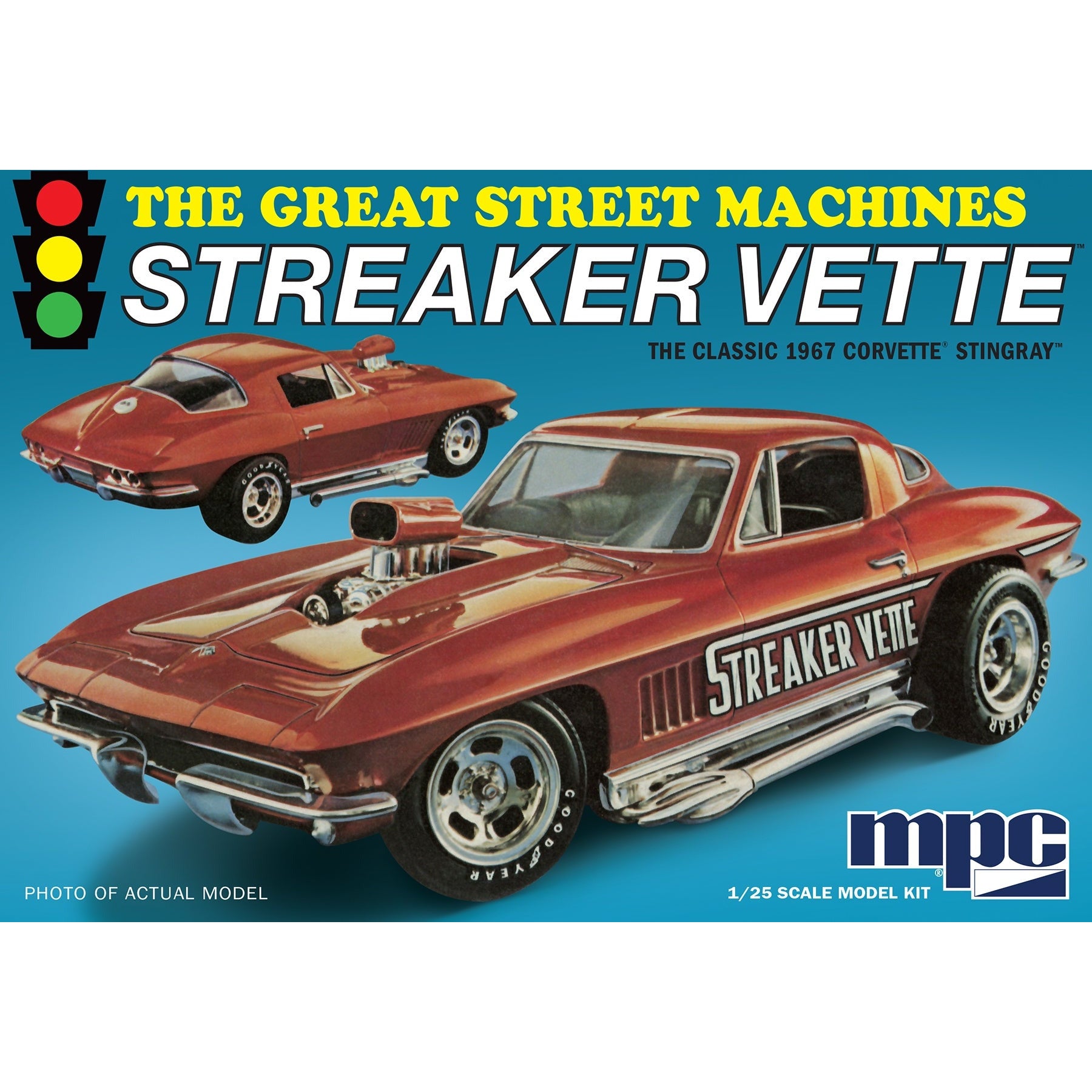 1967 Chevy Corvette Stingray "Streaker Vette" 1/25 #973 by MPC