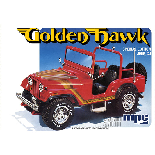 1981 Jeep CJ5 Golden Hawk 1/25 #986 by MPC