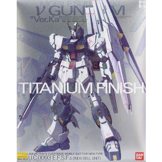 MG 1/100 RX-93 ν Nu Gundam Ver. Ka (Titanium Finish Ver) #0186575 by Bandai